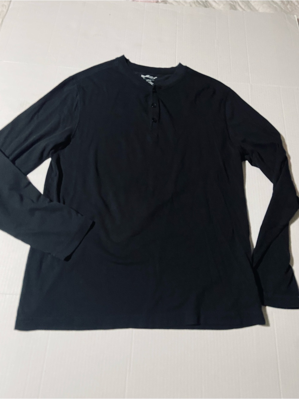 William Rast Henley Pima Cotton and Spandex Long sleeve Shirt